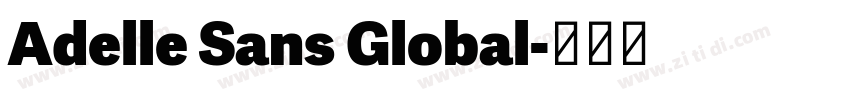 Adelle Sans Global字体转换